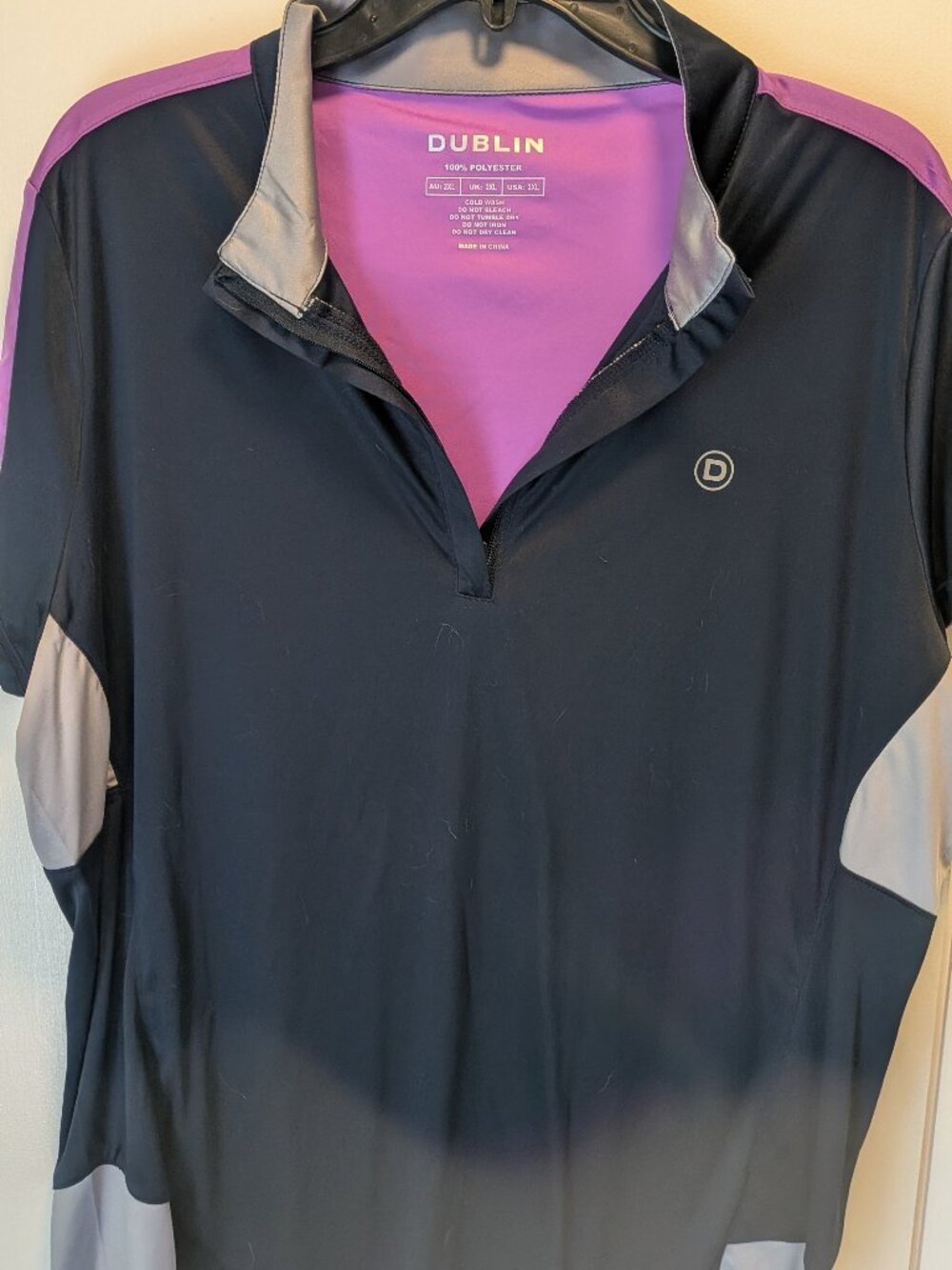 Dublin 2xl navy tech shirt